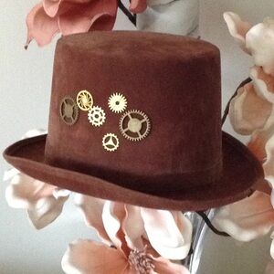 🍂💥🍂 Anita's Passions - Tall Faux Suede Top Hat